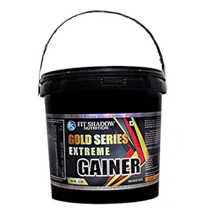 Fit Shadow Nutrition EXTREME Weight Gainer Mass Gainer Protein Powder (CHOCOLATE) 4.5 kg / 10 Lbs Sugar Free,Low Fat,Low Carb Best Weight Gainer Protein Powder For Men,Women,Boys,Beginners.