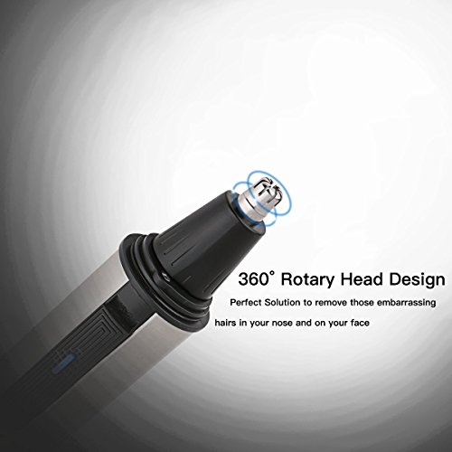 HLYOON 3-in-1 Nasenhaarschneider wasserdichter Edelstahlnasenhaarschneider, männliche Pflegewerkzeuge - 8
