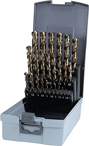 Ruko GmbH Spiralbohrersatz DIN338 Typ N D.1-13mmx0,5mm HSS-G Co5 25tlg. Ku.-Kassette 215215RO/RUKO