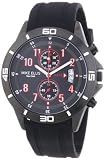 Mike Ellis New York Herren-Armbanduhr XL Analog Quarz Silikon M3096/1