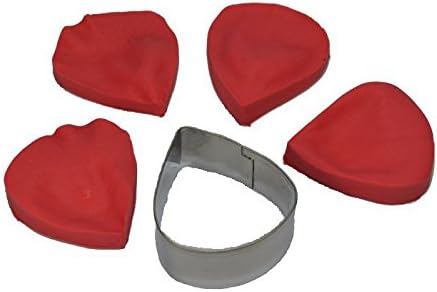 Rose Veiner / Cutter with Silicone Stamp For Blanks 1 / 5 Pieces