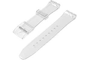 Tyogeephy Kompatibel mit Swatch 16mm 17mm 19mm 20mm Armband, Silikon Sport Ersatzarmband für Swatch Damen Herren