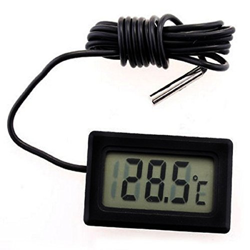 Preisvergleich Produktbild Tongshi Sensor Thermometer Digital LCD Mini Temperatur Thermometer Kühlschrank Gefrierschrank