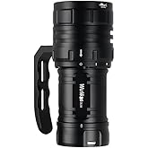 Wurkkos DL06 Diving Torch, 15000 Lumens Diving Torch Rechargeable, 6 x XHP50.2 LEDs Underwater Torch Powerful with Charger, B