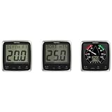 Pantallas digitales Raymarine e70153 I50/i60 Wind, Log, Echolot Sistema con 3 Instrumentos y Donante