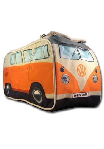 VW Bulli Kulturbeutel Washbag Reise-Kulturbeutel in orange