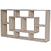 Produktbild Wandregal Nyon T521, Hängeregal Bücherregal 48x85x16cm ~ Eiche-Optik