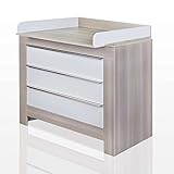 Wickelkommode Felix in der neuen Trendfarbe akaziengrau/ Sandton