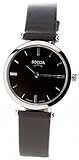Boccia Damen Analog Quarz Uhr mit Leder Armband 3253-02