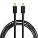 CableCreation 6ft / 1.8M Or Mini DisplayPort vers Mini DisplayPort Cable, Connect Macbook / Mac Mini pour iMac (version 2009-2010) Dell U3415W / U2414H AH-IPS / U3014 4K moniteurs qui a Mini DisplayPort Port. Noir