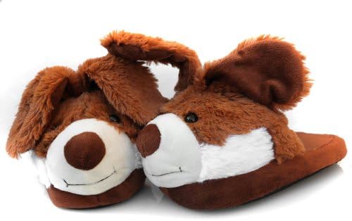 Slipper Heads Furry Slippers - Bunny