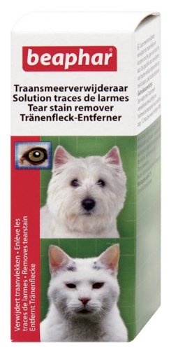 Beaphar - Solution contre les traces de larmes, soin des yeux - chien et chat - 50 ml