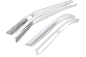 KADORE Car Front Rear Bumper Body Eyelid Strip Trim For Suzuki Sx4 S-Cross Crossover 2014-2016 ABS Chrome 4PCS/SET