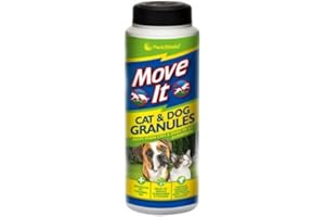 GENERIC Move It Cat & Dog Garden Repellent Granules, 240g – 100% Natural, Non-Toxic Outdoor Pet Deterrent for Flowerbeds, Lawns, Patios & Driveways – Easy to Sprinkle (1PC)