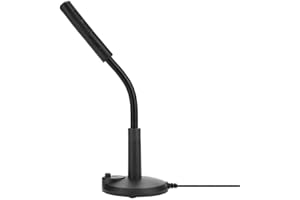 Topiky USB-Mikrofon für Computer, Plug & Play mit USB Kabel Omnidirektionales Desktop Studio Mikrofon Kompatibel mit PC/Laptop/Notebook für Podcasts, Spiele und Aufnahmen