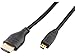 Produktbild GIGAFOX® High Speed HDMI Kabel auf Micro-HDMI (HDMI D) Sync-Kabel, Ladekabel, Datenkabel 1m, schwarz - für Panasonic Lumix DC-FT7
