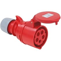 Produktbild von PCE CEE-Kupplung, 16A, 3p, 6h, IP44/IP54, Blau (213-6) Elektroshop Wagner