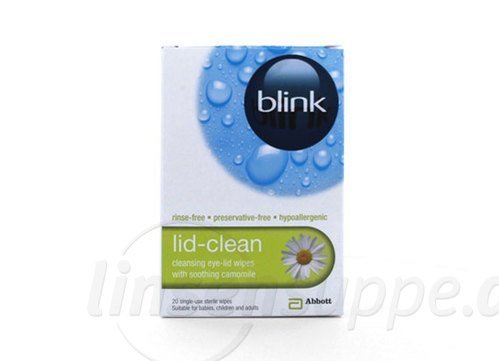Blink Lid-Clean Sterile Wipes by AMO