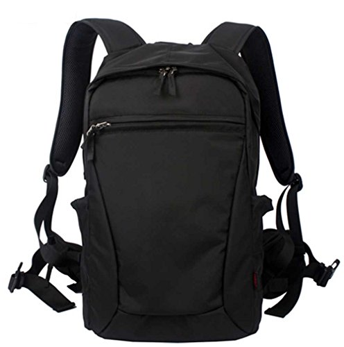 Nasis Sac    Dos Professionnel Sac De Cam  ra En Nylon Universel Pour Appareil Photo Num  rique SLR Comme Nikon Canon AL2019  noir 