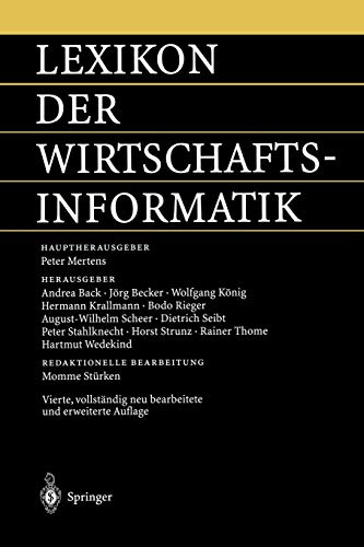 Lexikon der Wirtschaftsinformatik (German Edition)