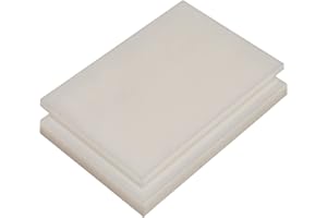 S-POLYTEC PE-HD Platte Zuschnitte | WEIß NATUR | 2-15mm | VERSCHIEDENE FORMATE | Top Qualität (2 Stück | 20 x 30cm, 5mm)