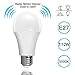 Produktbild MENGZHEN 1 STÜCK Abenddämmerung zu Morgendämmerung Glühbirne E27 Smart Sensor Led-lampen Automatischer Schalter Indoor Outdoor Beleuchtung Lampe für Veranda Garage Patio Garten (12W)