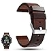 Produktbild Garmin Fenix 5S GPS Smartwatch Ersatzarmband - iFeeker Accessoire 20mm Breite Echtes flaches Leder Sport Uhr Bügel Armband Gurt Riemen für Garmin Fenix 5S GPS Multisport Smartwatch