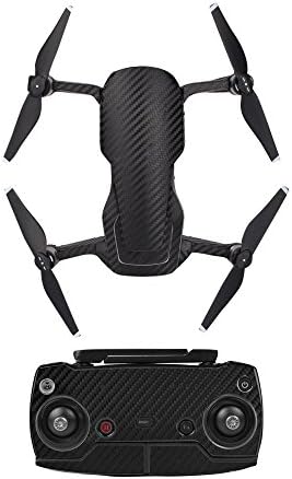 NEWZCERS DJI Mavic Air Solid Color Skin Wrap Decal Sticker Carbon Fiber Skin Decal Set Remote Controller Battery Body Wrap Waterproof for DJI Mavic Air