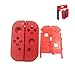 Produktbild Meijunter Begrenzt Gehäuse Schale Hülle Etui & Batterie Teller für Nintendo Switch Controller Joy-con(Rot)