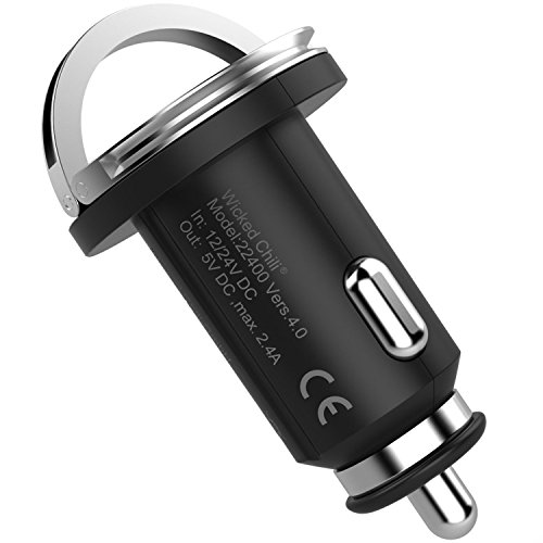 Wicked Chili Turbo-ID 2400mA/12W Zweifach USB KFZ-Ladegerät für Apple iPhone/iPad /iPod Air, Touch, Mini, Pro, 7, 7 Plus, 6S, 6S Plus, 6, 6 Plus, SE, 5S, 5 (2.4 A Multi Port, V4.0) - 8