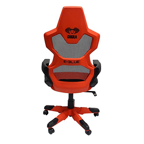 E-Blue Cobra Gaming Chair PU Leather Office Ergonomic Computer eSports Desk Executive EEC307RE Red