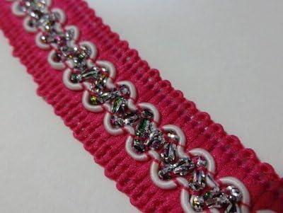 2516 Handicraft blade Pink color width 1.3 cm x length 3 m rolling