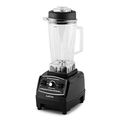 Klarstein • Herakles-2G-B • Standmixer • Power-Blender • Hochleistungsmixer • Smoothie Maker • 1200 Watt • BPA-frei • 28.000 Umdrehungen pro Minute • 2 Liter Fassungsvermögen • Puls-Funktion • 6 Edelstahlklingen • Zerkleinerer • Icecrusher • schwarz - 2
