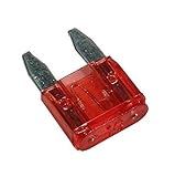 10A Mini Fusible de 10 amperios, Color Rojo, para Coche, camión, autobús - 10 / 20 / 50 o 100 Unidades