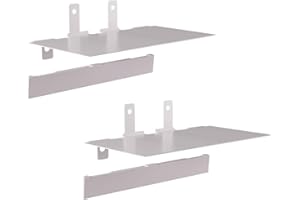 Nanoleaf Blocks Erweiterungspack | 2 Regale, ultra-dünne Regale aus Edelstahl Design für stilvolle Präsentation von Sammlerstücken, Einfache Schraubenmontage (inklusive Schrauben)