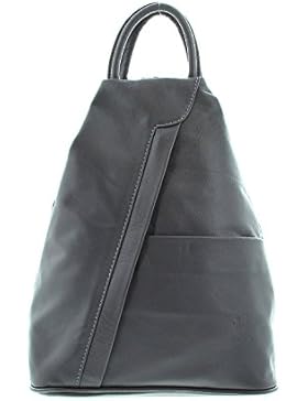 IO.IO.MIO leichter echt Leder Damenrucksack CityRucksack DayPack freie Farbwahl , 27-18x30x13 cm (B x H x T)