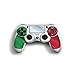 Produktbild atFoliX Designfolie kompatibel mit Sony Playstation 4 Controller Italien Flagge Skin Aufkleber