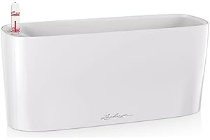 LECHUZA DELTA 10 weiß hochglanz 15460