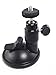 Price comparison product image LKHCB01 Metall black Standard-Thread (1/4 Inch UNC Screw) suction cup Mount Holder dashcam Digital Camera reflex camera Camcorder DVR Camera HD holder fixture for: Window Windscreen Windshield Extreme Sport Snowboard