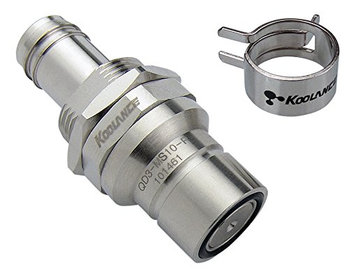 Preisvergleich Produktbild Koolance QD3 no-spill Schnellverschluss mit Schott male ID10 mm