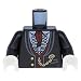 Produktbild LEGO Oberkörper Monster Fighter Jacke mit dunkelroter Weste Schwarz