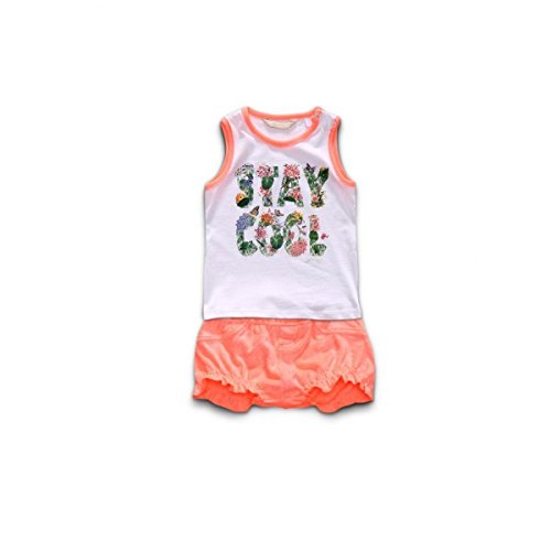 T-Shirt et Short Guess Blanc Couleur Blanc Taille 6-9 mois