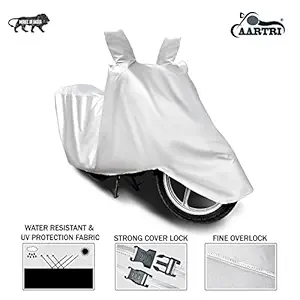 ROYALS CHOICE Bajaj Platina Body Cover Dust Proof Water Resistant (Silver Matty)