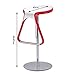 Produktbild QiXian Einfache und Stilvolle Lift und Turn Bar Chair Rezeption Casual Eleganz Front Desk Chair Computer Stuhl Esszimmerstuhl,Weiß mit Rot