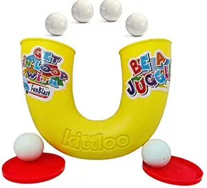 FunBlast Juggler Ball Game for Kids -Juggling Ball Set for Kids, Balancing Games for Kids - Balancing Challenge Games - Indoor Ball Games for Kids, Boys & Girls - Multicolor