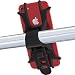 Produktbild Handyhalterung Fahrrad, Mochatopia [Anti-Shake] Fahrradhalter Motorradhalter Universal Silikon Radsport für iPhone X//8/7/6S Plus, Galaxy S9, S8,S7, 4,0 - 6,0 Zoll Smartphones, [Schwarz]