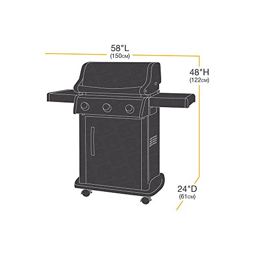 AmazonBasics Grillabdeckung, Gurte mit Click-Verschluss, Gr. M - 4