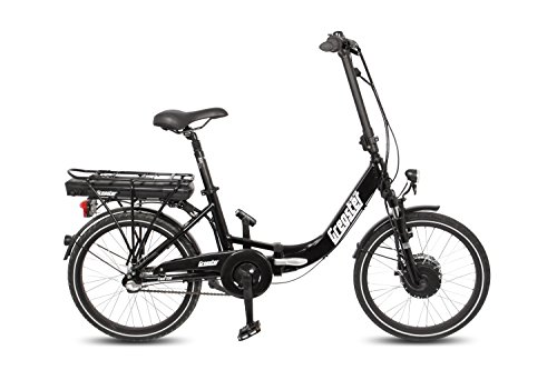 Gregster GS20 Elektrofahrrad Klapprad, Schwarz, 20 Zoll