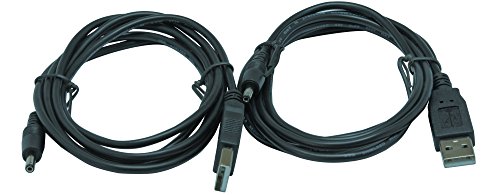(2er-Pack) USB Kabel Delock A -> DC 3,5x1,35 St/St 1.50m
