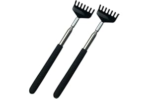 LULIYLDJ 2 Stück Heckabstreifer, mit hochwertigem Heckabstreifer, der die Teleskopstange 68 cm absenken kann (schwarz)